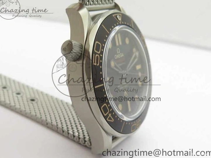 0524 Seamaster 300 “No Time to Die” Limited Edition ORF 1:1 Best Edition on SS Mesh Bracelet A8806 (Free Nato Strap) Durable 7866
